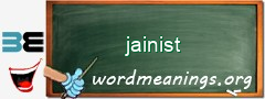 WordMeaning blackboard for jainist